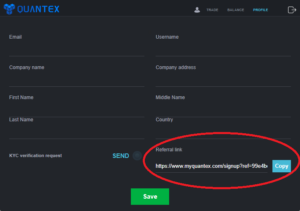 Quantex Referral Link